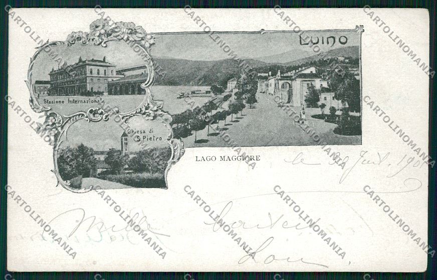 Varese Luino Stazione cartolina QK2039 – fronte