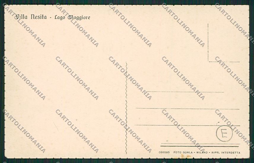 Varese Luino cartolina QK2041 – retro