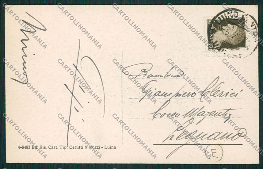 Varese Luino cartolina QK2042 – retro