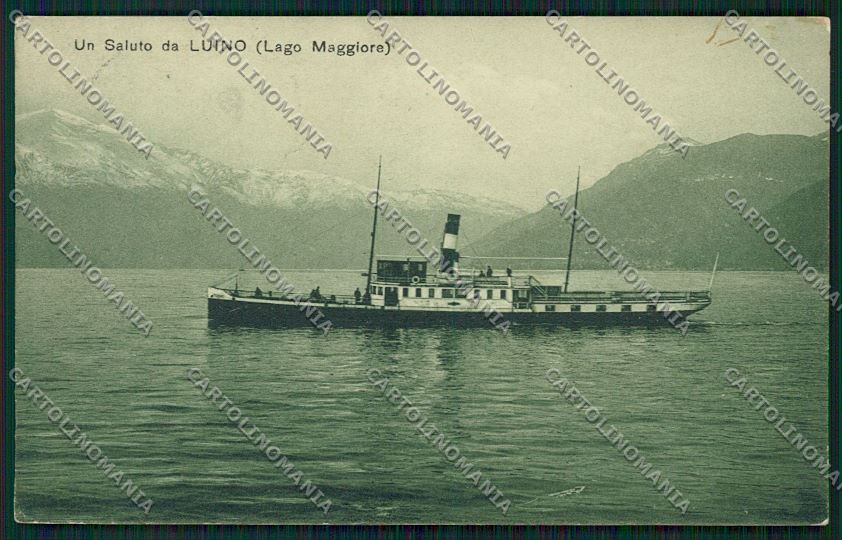 Varese Luino Battello cartolina QK2052 – fronte