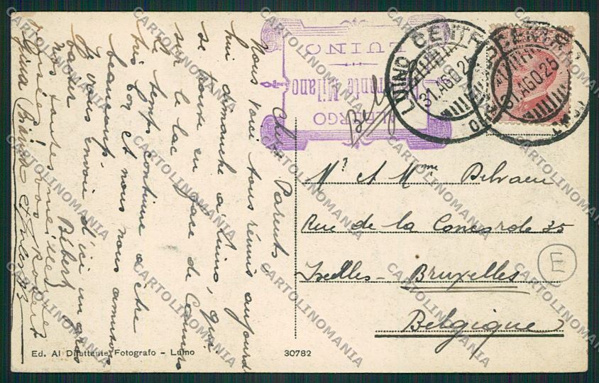 Varese Luino Battello cartolina QK2052 – retro
