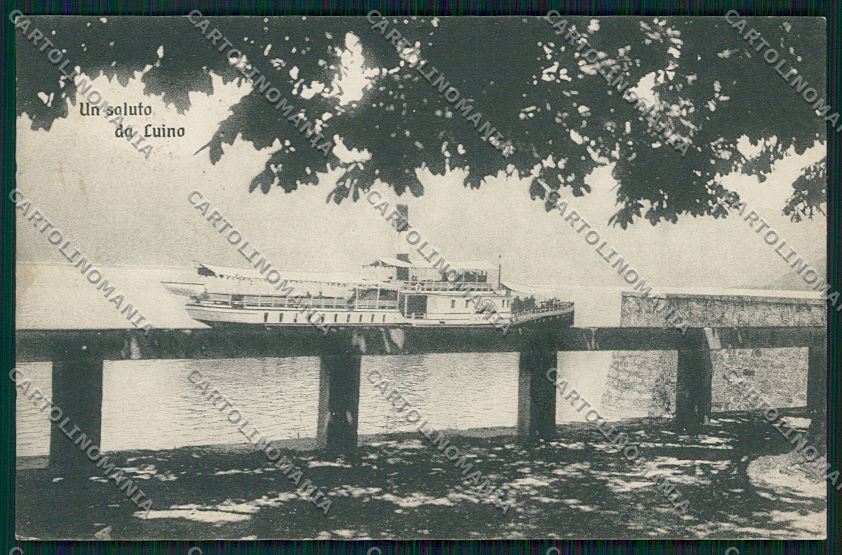Varese Luino Battello cartolina QK2053 – fronte
