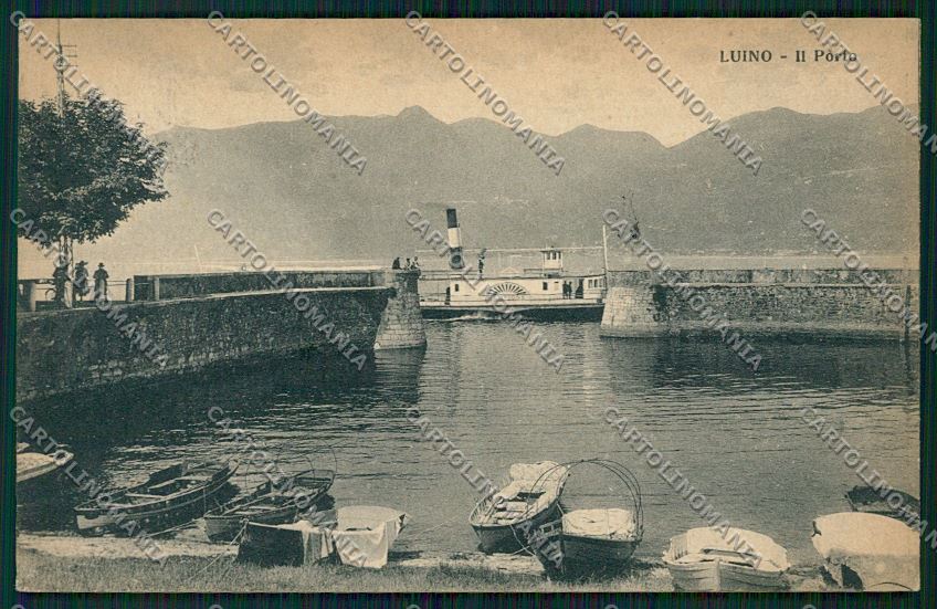 Varese Luino Battello cartolina QK2054 – fronte
