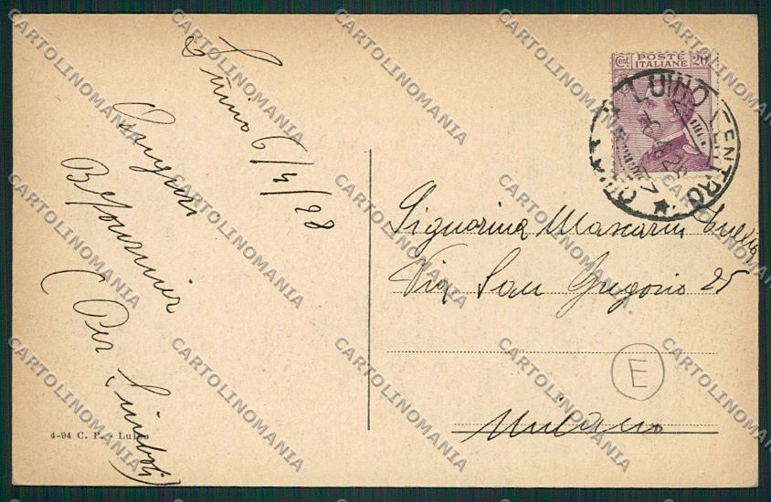 Varese Luino Battello cartolina QK2054 – retro