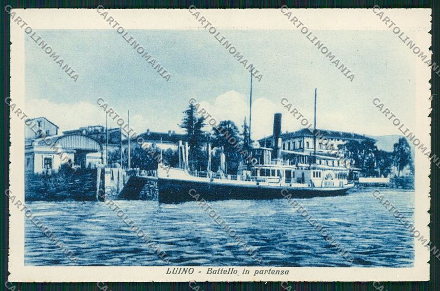 Varese Luino Battello cartolina QK2058 – fronte