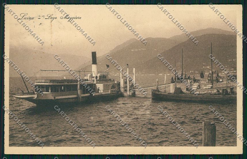 Varese Luino Battello cartolina QK2061 – fronte