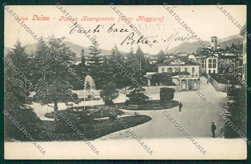 Varese Luino cartolina QK2068 – fronte