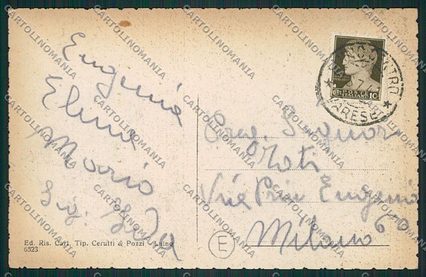 Varese Luino cartolina QK2070 – retro