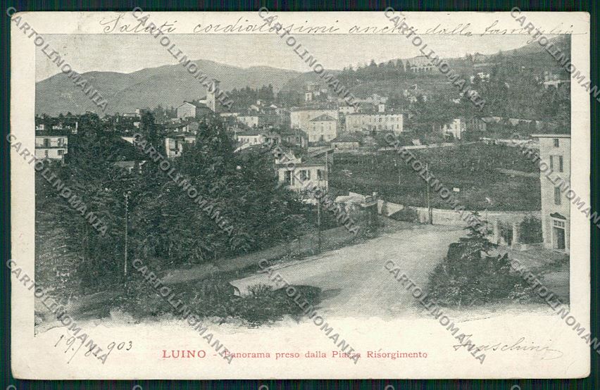 Varese Luino cartolina QK2071 – fronte
