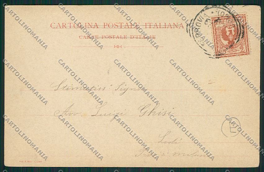Varese Luino cartolina QK2071 – retro