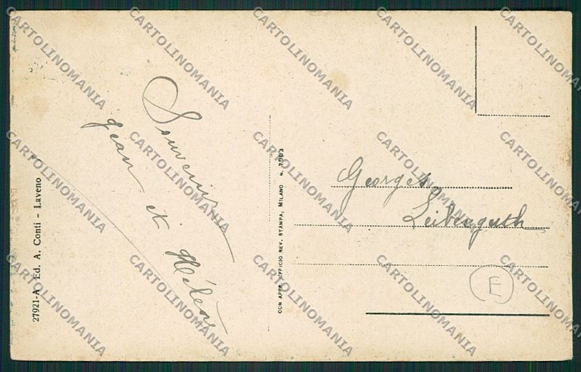 Varese Luino cartolina QK2074 – retro