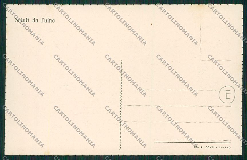 Varese Luino cartolina QK2077 – retro