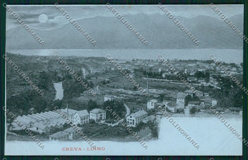 Varese Luino Creva Chiaro di Luna cartolina QK2079 – fronte