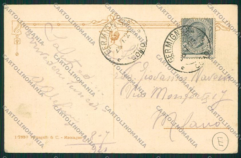 Varese Luino cartolina QK2086 – retro