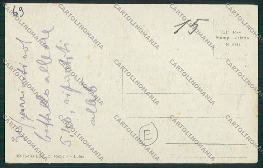Varese Luino cartolina QK2087 – retro