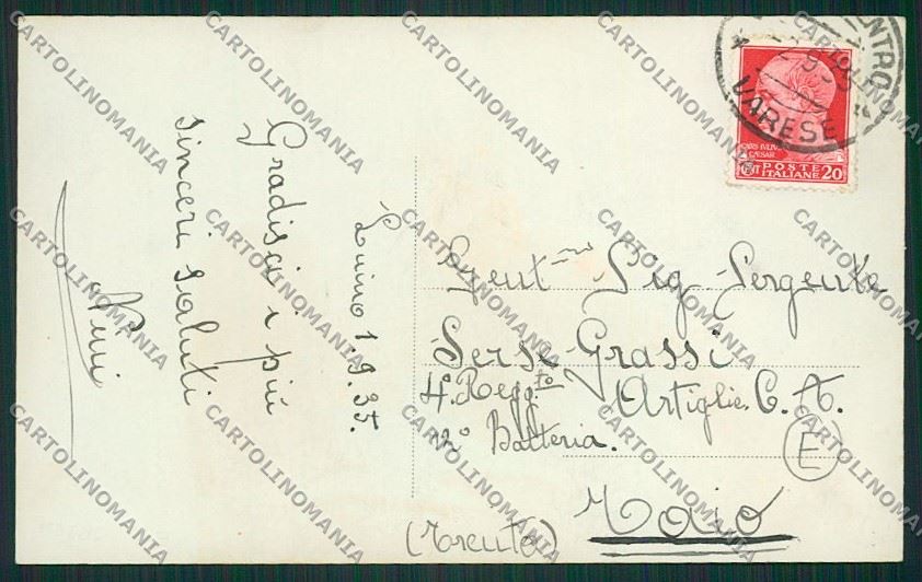 Varese Luino foto cartolina QK2095 – retro