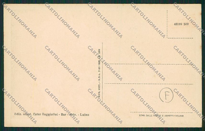 Varese Luino cartolina QK2106 – retro