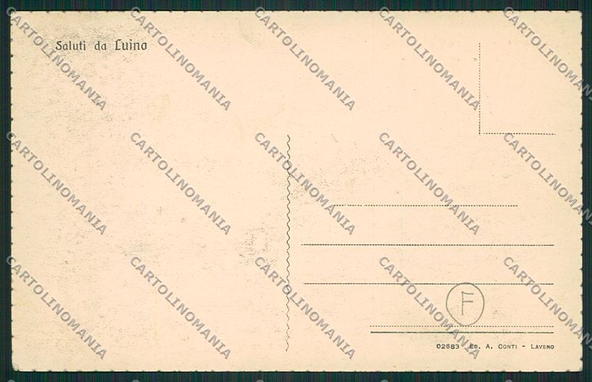 Varese Luino cartolina QK2109 – retro