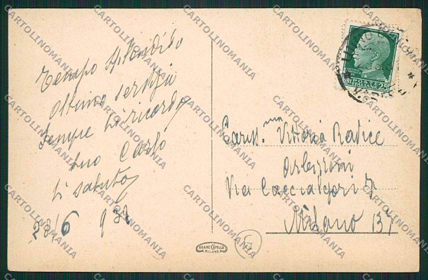 Varese Luino Saluti da Battello cartolina QK2116 – retro