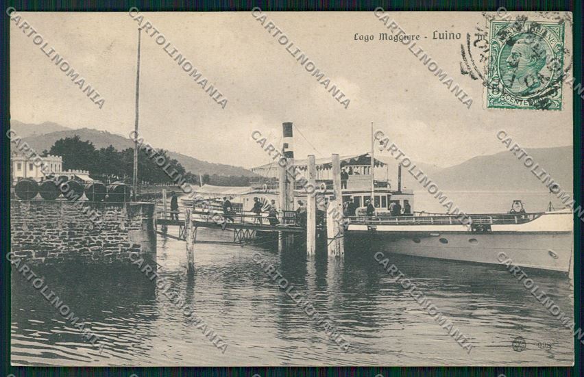 Varese Luino Battello cartolina QK2129 – fronte