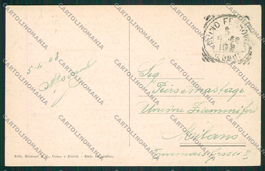 Varese Luino Battello cartolina QK2129 – retro