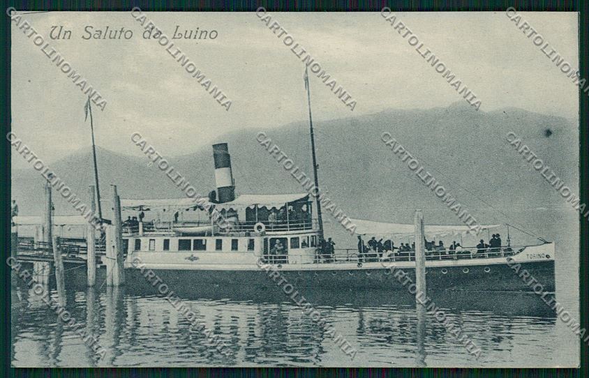 Varese Luino Battello cartolina QK2130 – fronte