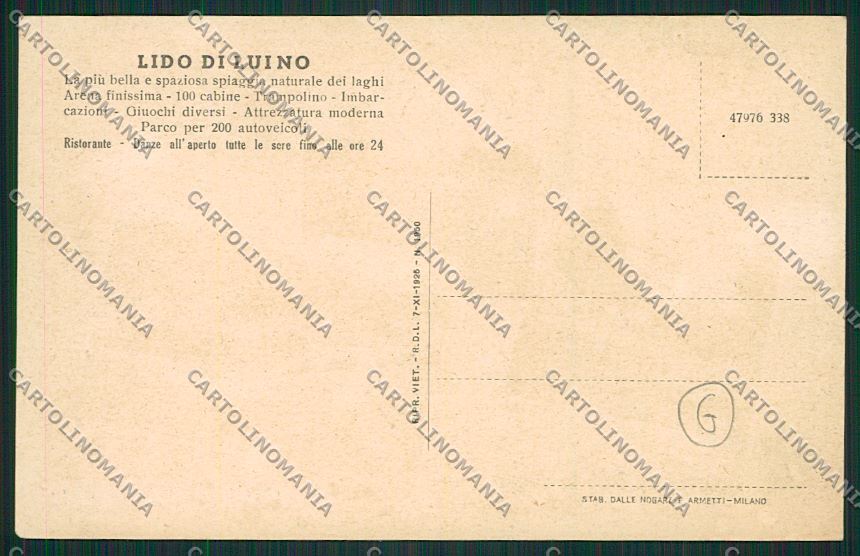 Varese Luino Saluti da cartolina QK2133 – retro