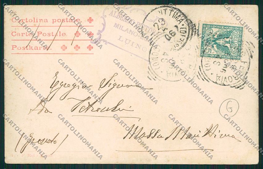 Varese Luino Saluti da cartolina QK2138 – retro