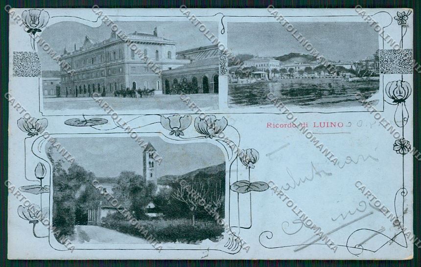 Varese Luino cartolina QK2140 – fronte