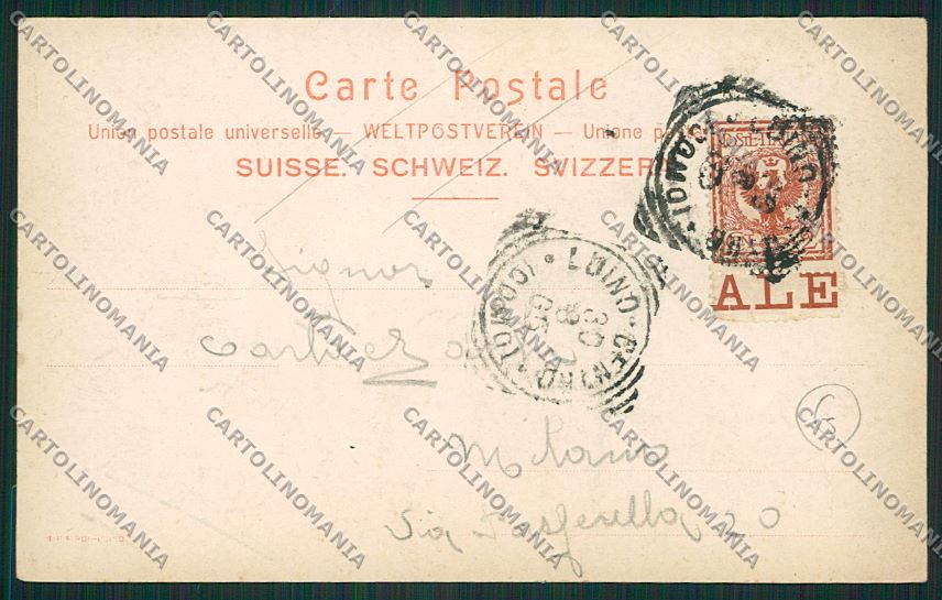 Varese Luino cartolina QK2140 – retro