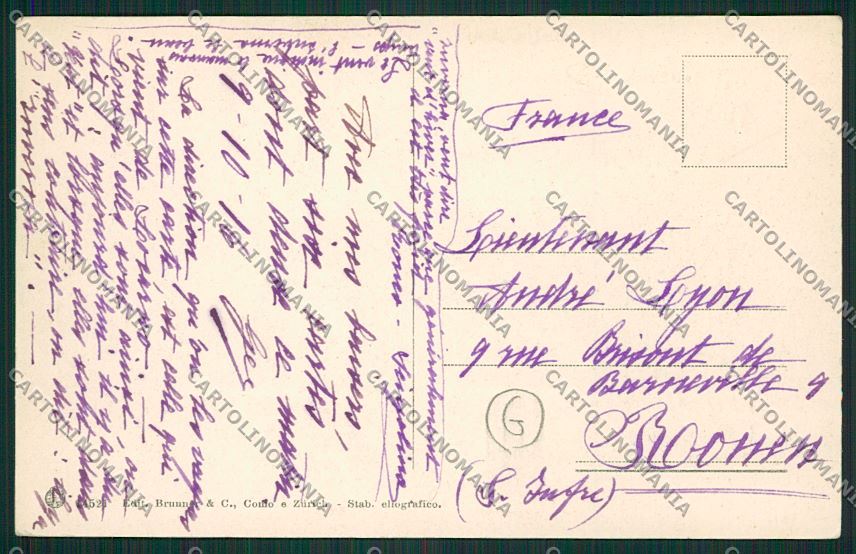 Varese Luino Battello cartolina QK2141 – retro