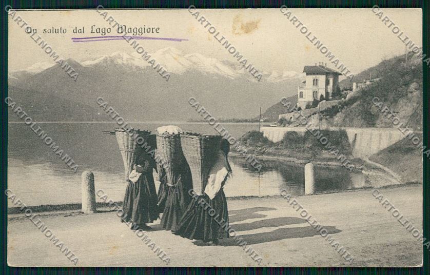 Varese Luino Costumi cartolina QK2149 – fronte