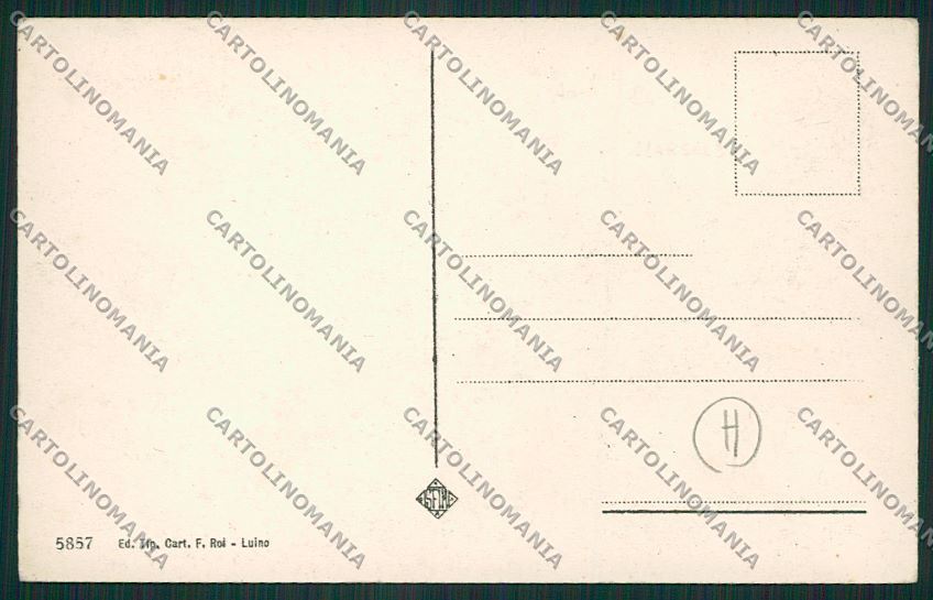 Varese Luino Saluti da Bertiglia ? cartolina QK2164 – retro