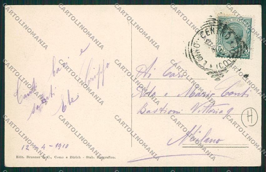 Varese Luino PIEGA cartolina QK2165 – retro