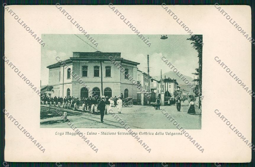 Varese Luino Stazione Valganna Ferrovia Elettrica cartolina QK2170 – fronte