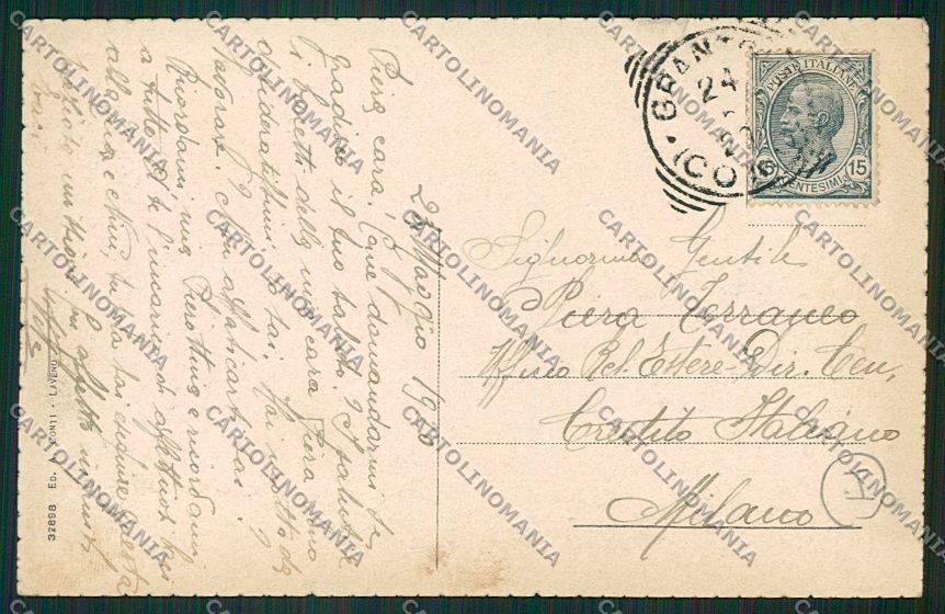 Varese Luino cartolina QK2171 – retro