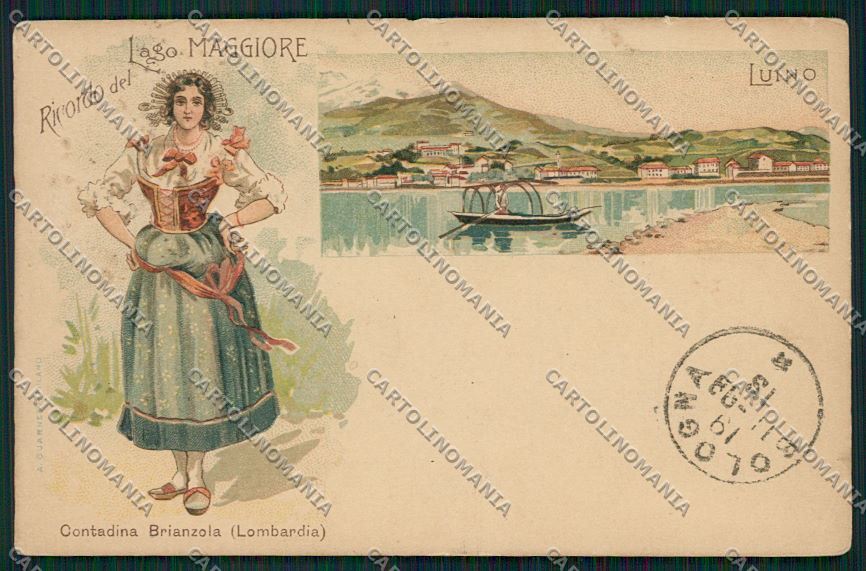 Varese Luino Gruss cartolina QK2177 – fronte