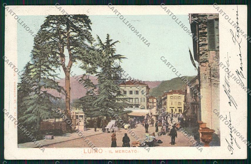 Varese Luino Mercato cartolina QK2194 – fronte