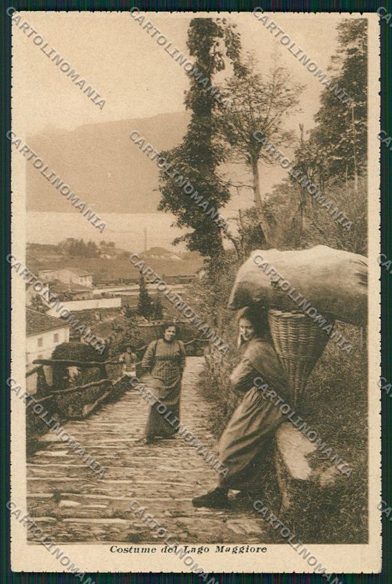 Varese Luino Costumi cartolina QK2197 – fronte
