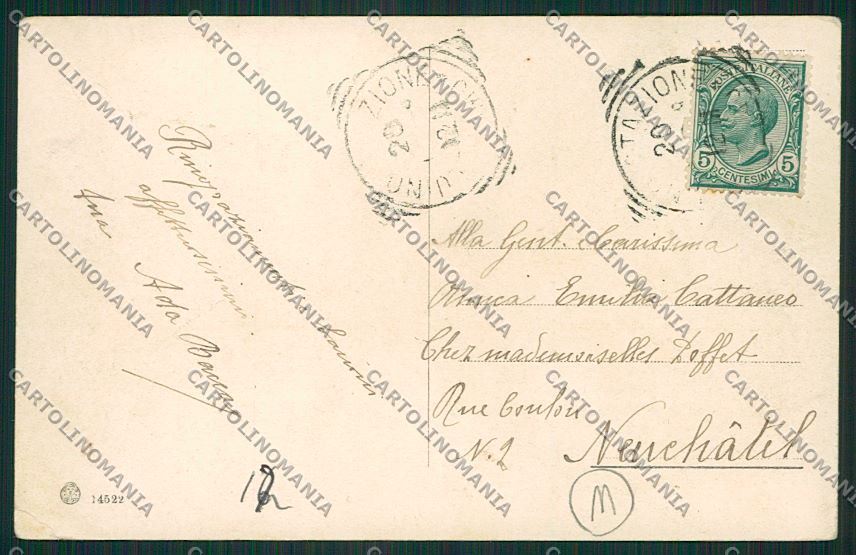 Varese Luino cartolina QK2204 – retro