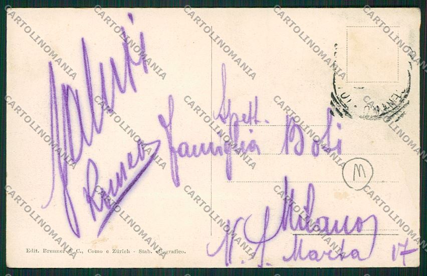 Varese Luino cartolina QK2205 – retro