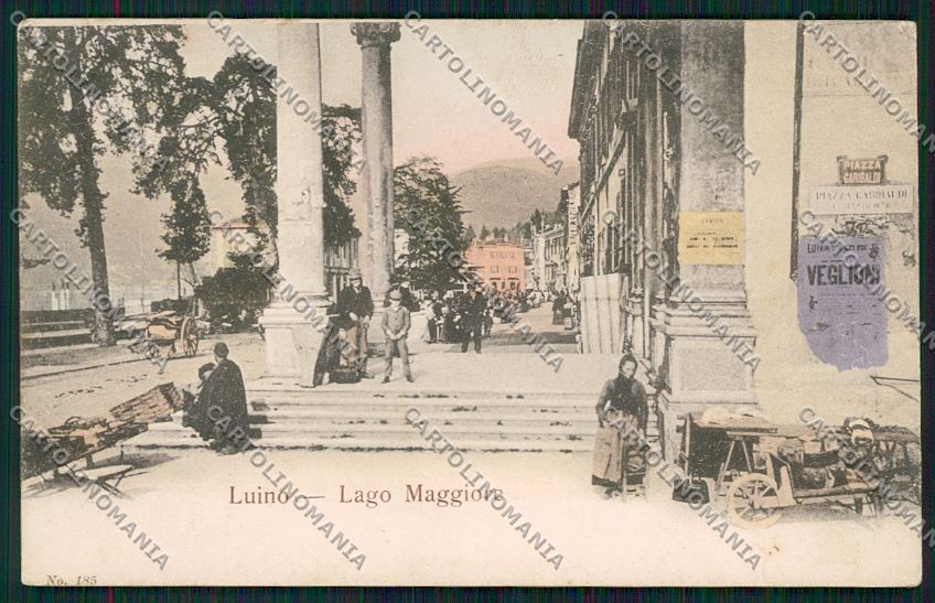 Varese Luino Mercato cartolina QK2209 – fronte