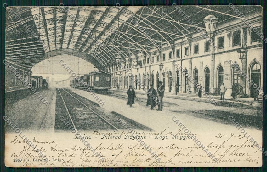 Varese Luino Stazione Treno cartolina QK2230 – fronte