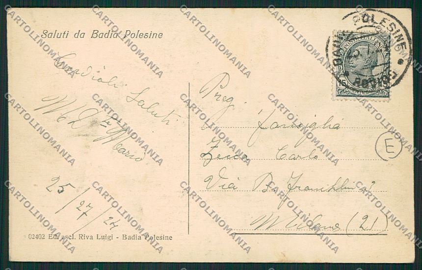 Rovigo Badia Polesine cartolina QK2244 – retro