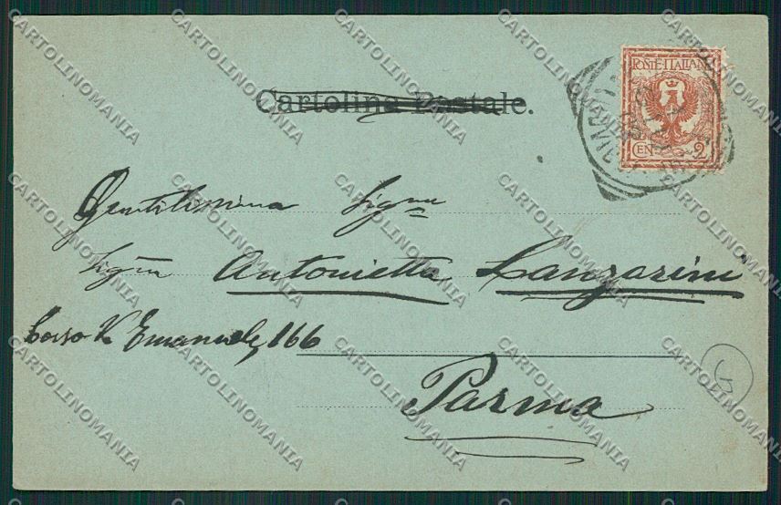 Rovigo Badia Polesine Mercato cartolina QK2247 – retro