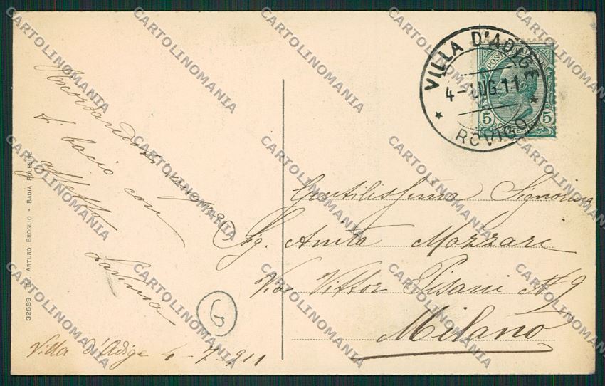 Rovigo Badia Polesine cartolina QK2249 – retro
