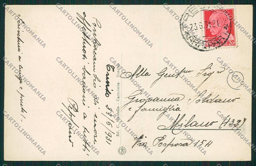 Treviso città cartolina QK2313 – retro