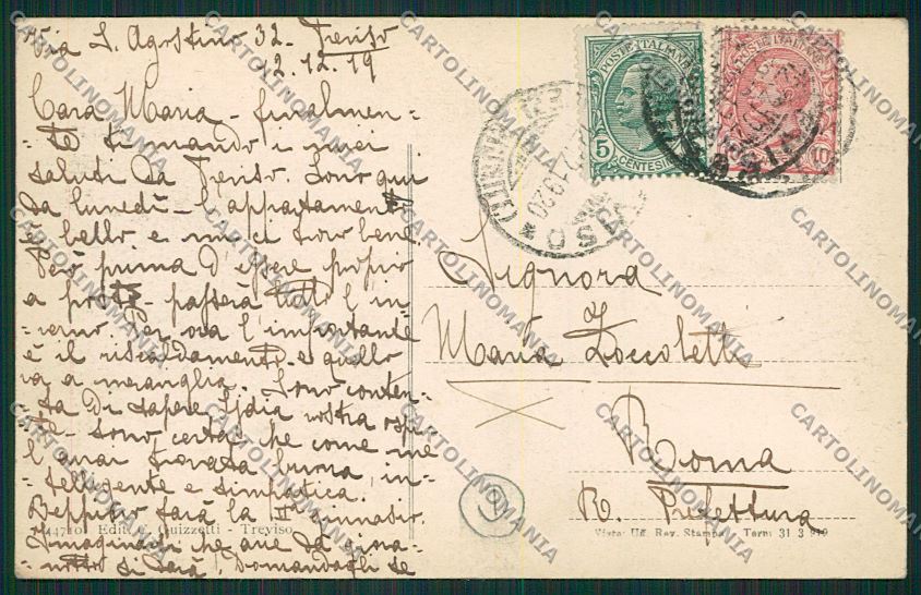 Treviso città cartolina QK2337 – retro