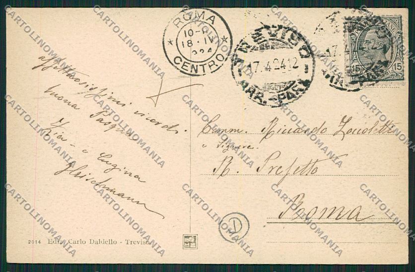 Treviso città cartolina QK2340 – retro