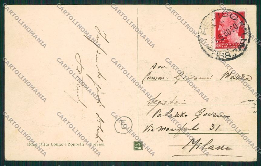Treviso città cartolina QK2385 – retro